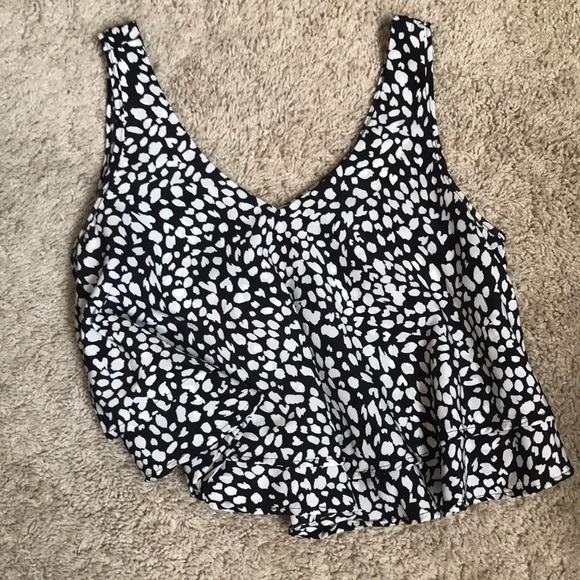 Bar lll flowy crop print. Size smal - Picture 1 of 1